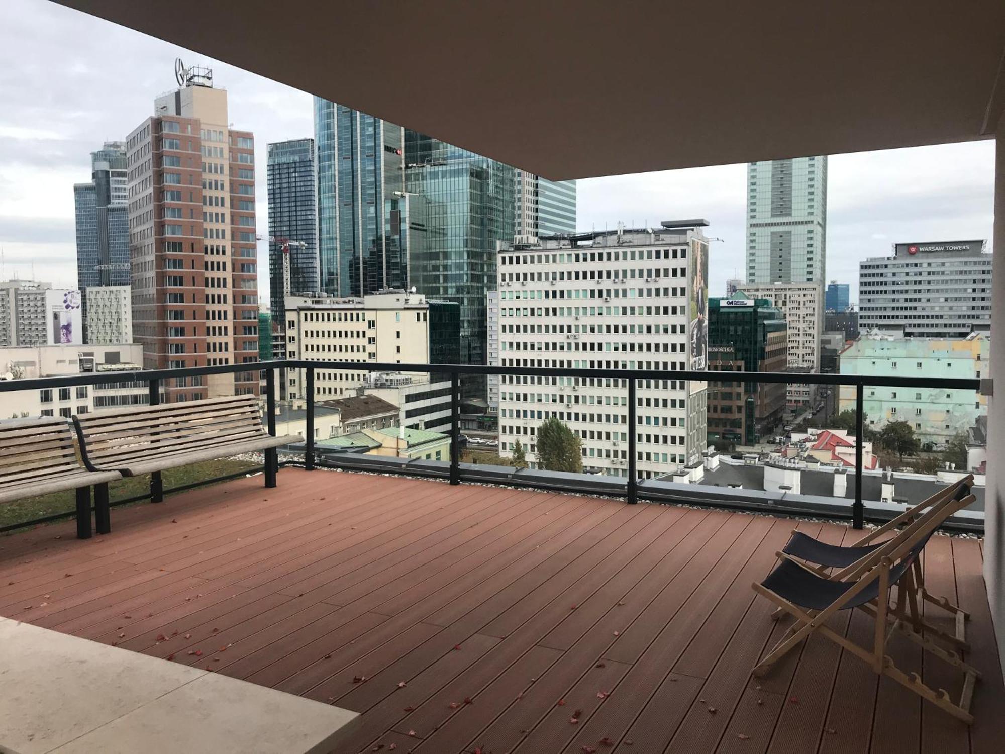 Sienna 65 - Taras Na Dachu Z Panorama 360 Na Warszawe -Roof Terrace With A Beautiful View - Prywatny Balkon - Private Balcony - Better Rental Warsawa Bagian luar foto